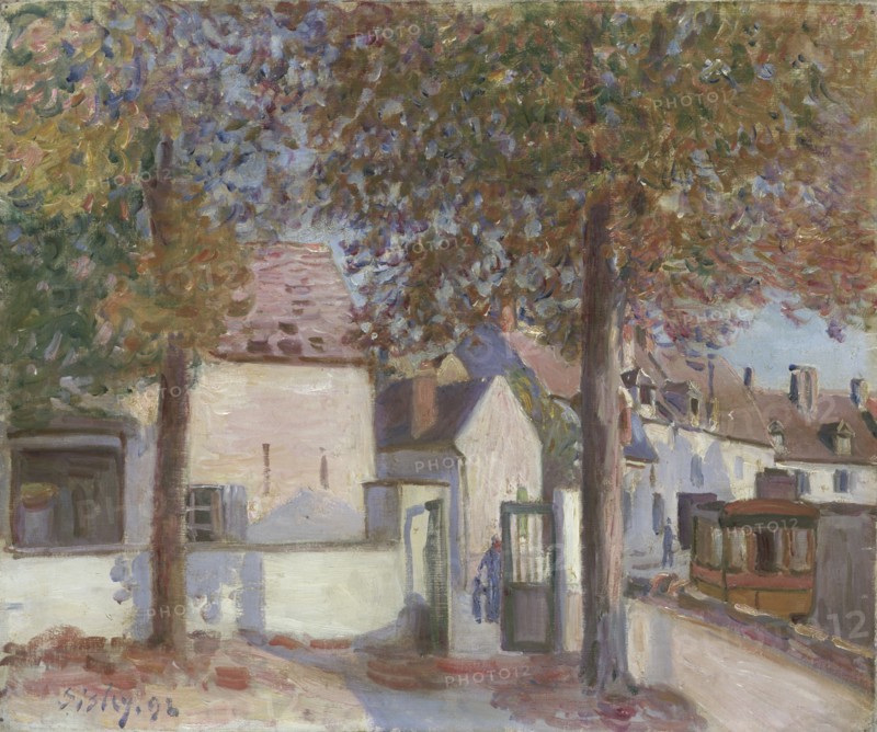 'Moret-sur-Loing (Rue de Fosses)', 1892. Artist: Alfred Sisley.