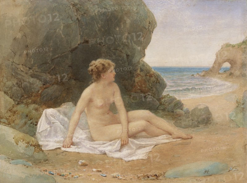 'The bather', c1890. Artist: Samuel McCloy