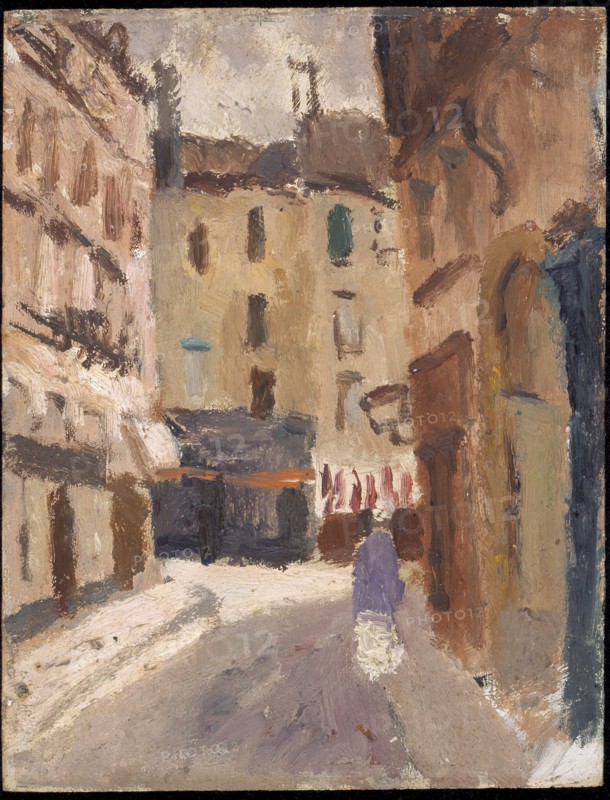'A street in Nantes', 1920-1930. Artist: Christopher Wood