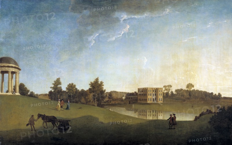 'Halswell House, Somerset', 1764. Artist: John Inigo Richards