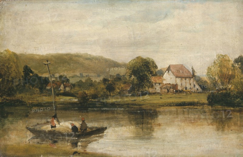 'A farm in Normandy', 1821-1828. Artist: Richard Parkes Bonington.