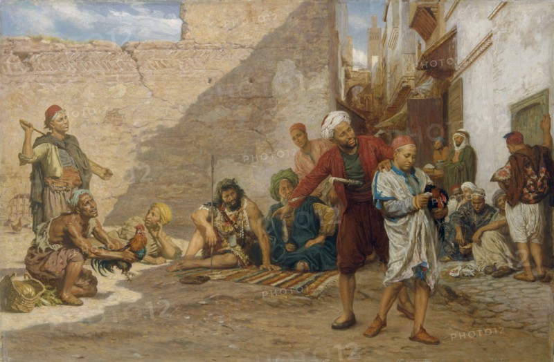 'The challenge refused', 1851-1895. Artist: John Evan Hodgson.