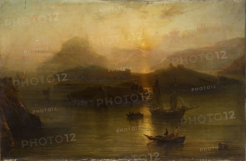 'Wicklow Head and Blackrock Castle', 1827-1883. Artist: Alfred Clint