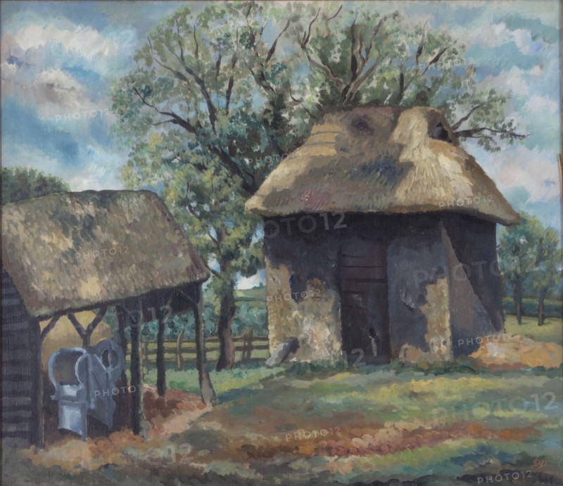 'The black barn', 1863-1932. Artist: Douglas Davidson