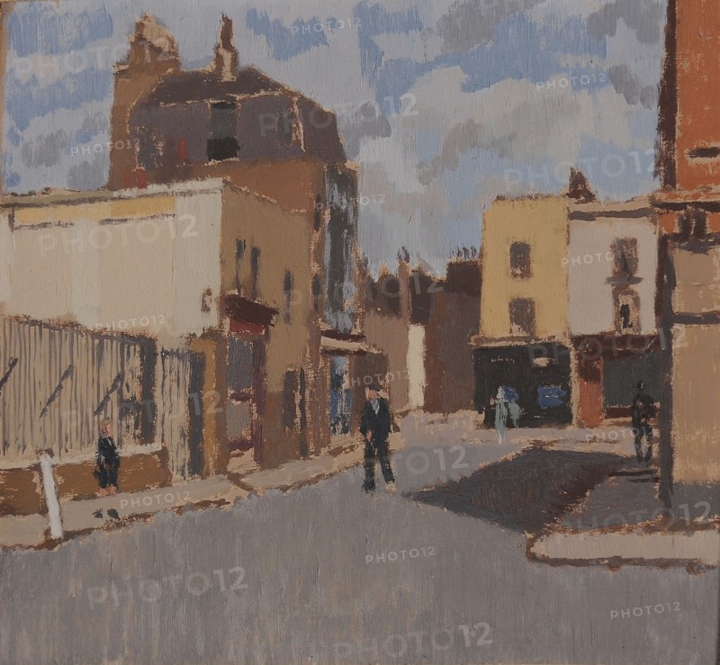 'Street in Spring', 1923-1943. Artist: Edward Morland Lewis