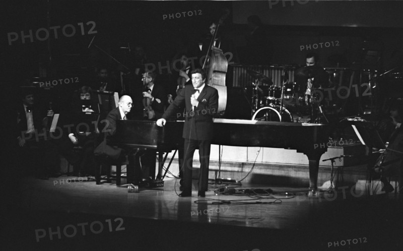 Tony Bennett and Ralph Sharon, Fairfield Halls, Croydon, 1988.   Artist: Brian O'Connor.