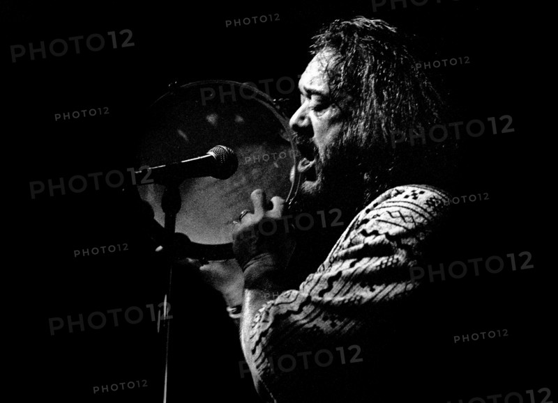 Airto Moreira, Brazilian jazz drummer and percussionist, Ronnie Scott's, London, 1995.   Artist: Brian O'Connor.