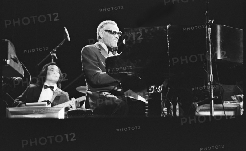 Ray Charles, Capital Jazz Festival, Knebworth, 1982.  Artist: Brian O'Connor.