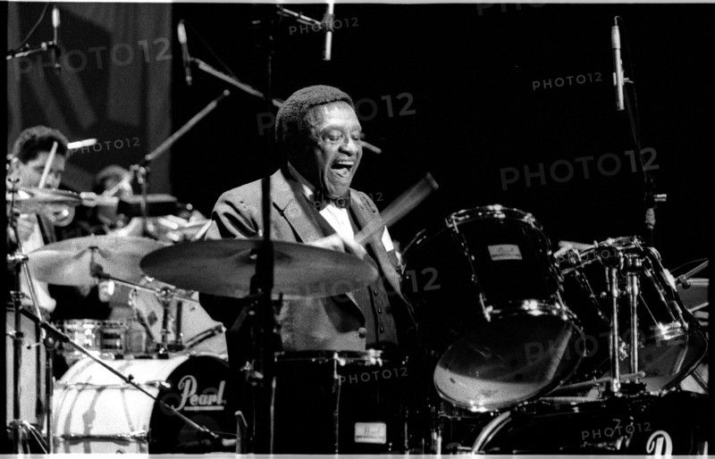 Lionel Hampton, Lewisham Town Hall, 1989.   Artist: Brian O'Connor.