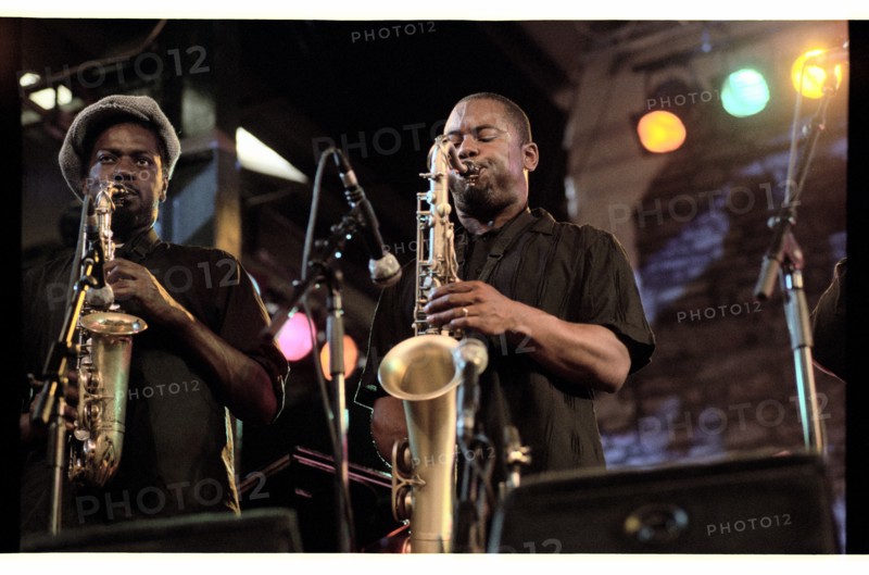 Soweto  Kinch, Denys Baptiste, Brecon, 2005.   Artist: Brian O'Connor.