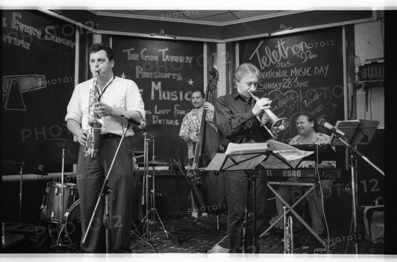Pete Long (Query fl.), The Gun, Croydon, 1992.  Artist: Brian O'Connor.