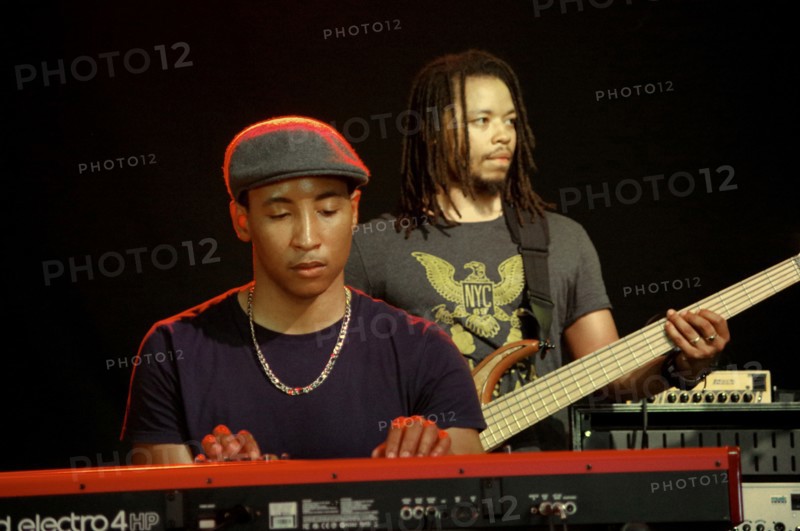 Dian Gasper and L Insula, Love Supreme Jazz Festival, Glynde Place, East Sussex, 2014. Artist: Brian O'Connor.