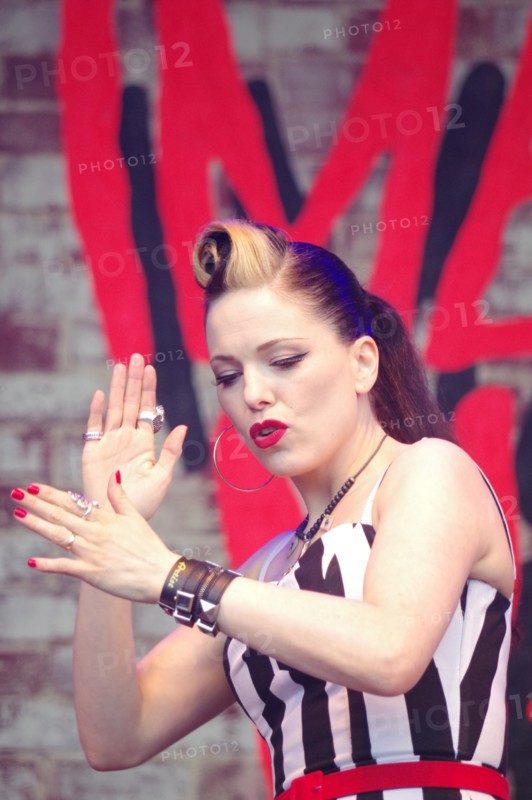 Imelda May, Love Supreme Jazz Festival, Glynde Place, East Sussex, 2014.  Artist: Brian O'Connor.