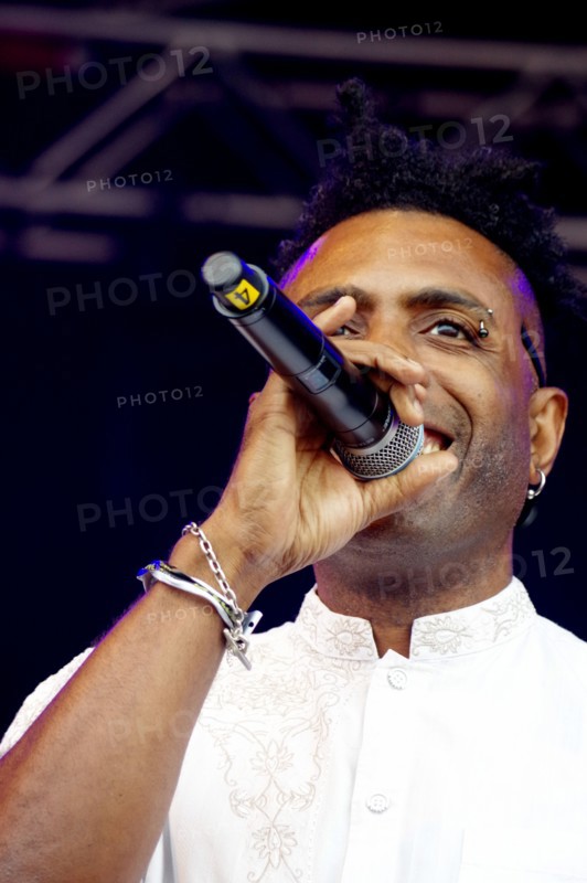 Omar, Love Supreme Jazz Festival, Glynde Place, East Sussex, 2014. Artist: Brian O'Connor.