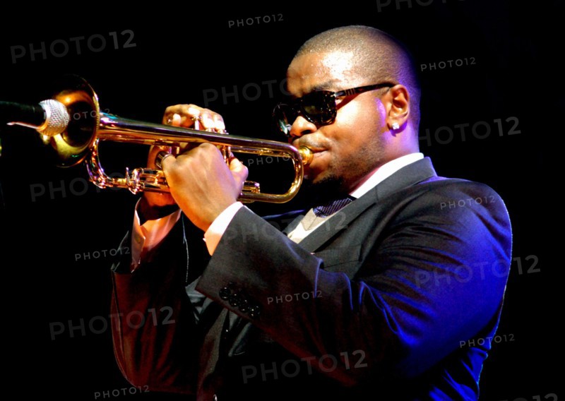 Jeremy Pelt, Brecon jazz Festival, 2008. Artist: Brian O'Connor.