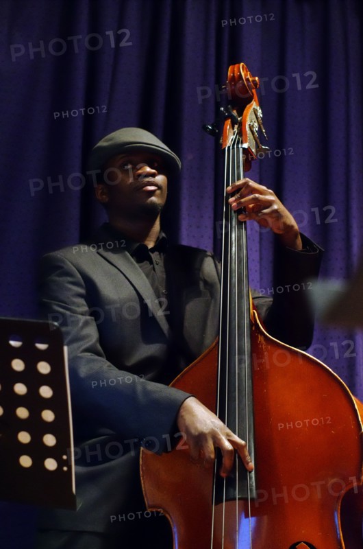 Daniel Casimir, bassist, Watermill Jazz Club, Dorking, Surrey, 2013.  Artist: Brian O'Connor.