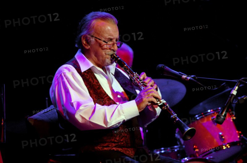 Acker Bilk, Dorking Halls, Dorking, Surrey, 2012. Artist: Brian O'Connor.