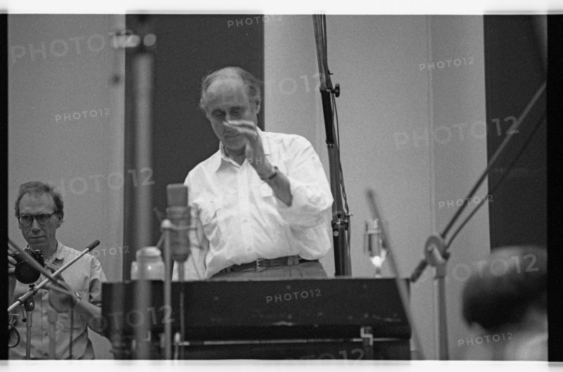 Henry Mancini, CTS Studios, Wembley, London, 1990.  Artist: Brian O'Connor.