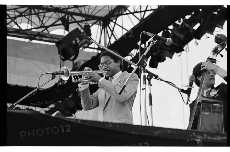 Wynton Marsalis, Knebworth, 1982.   Artist: Brian O'Connor.
