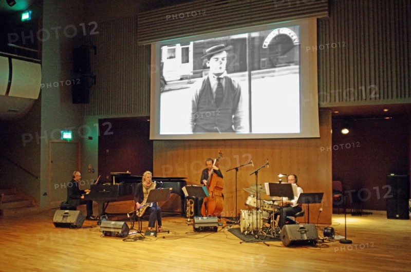 Buster Birch, Jim Treweek, Jo Fooks and Pete Ringrose, Birley Centre, Eastbourne, 2015. Artist: Brian O'Connor.