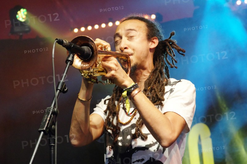 Theo Croker, Love Supreme Jazz Festival, Glynde Place, East Sussex, 2015. Artist: Brian O'Connor.