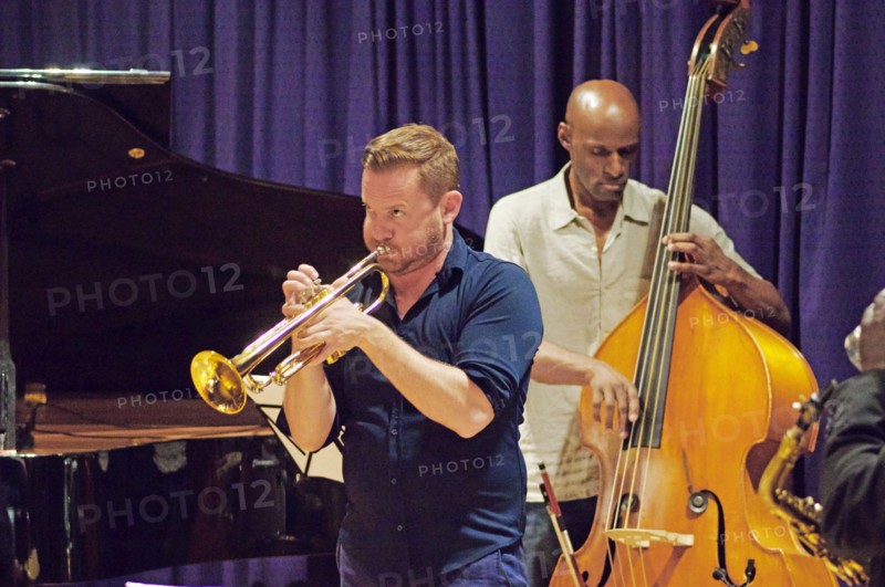 Quentin Collins and Larry Bartley, Watermill Jazz Club, Dorking, Surrey, 2015.  Artist: Brian O'Connor.