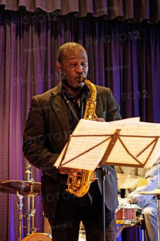 Tony Kofi, Watermill Jazz Club, Dorking, Surrey, 2015.  Artist: Brian O'Connor.