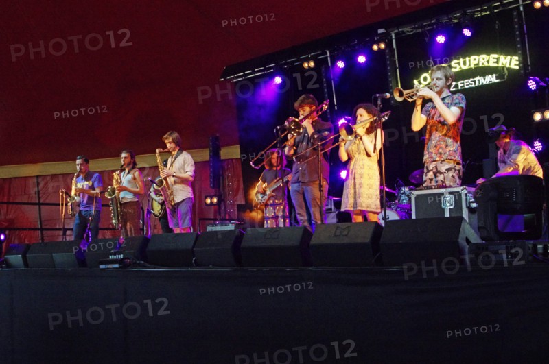 Mak Murtic, Love Supreme Jazz Festival, Glynde Place, East Sussex, 2015. Artist: Brian O'Connor.