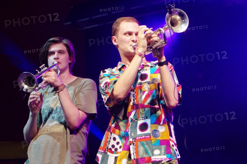 Jack Courtney and Rob Smith, Love Supreme Jazz Festival, Glynde Place, East Sussex, 2015. Artist: Brian O'Connor.