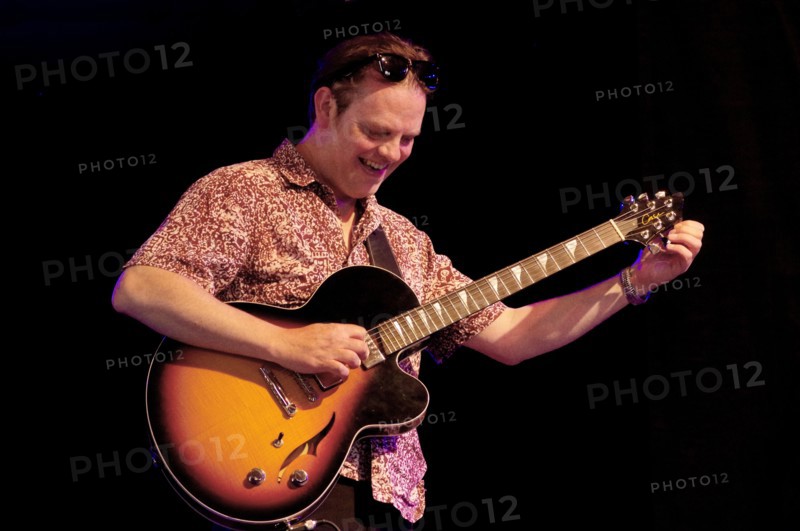 Phil Robson, Love Supreme Jazz Festival, Glynde Place, East Sussex, 2015. Artist: Brian O'Connor.