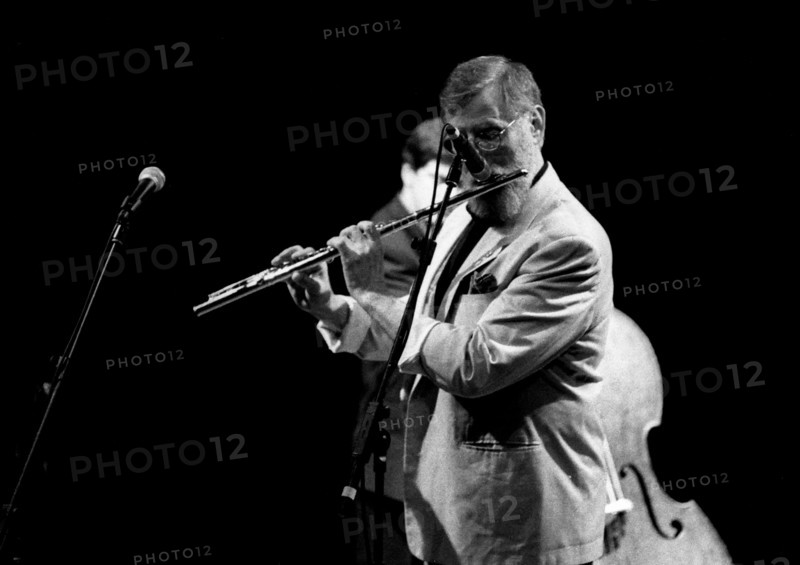 Lew Tabackin, Brecon Jazz Festival, Brecon, Powys, Wales, 1999. Artist: Brian O'Connor.