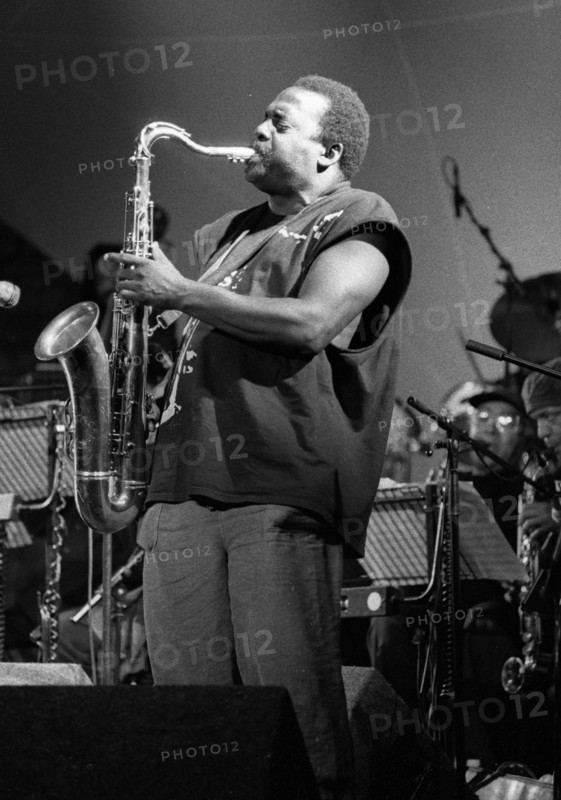 David Murray, Brecon Jazz Festival, Powys, Wales, August 1999. Artist: Brian O'Connor.