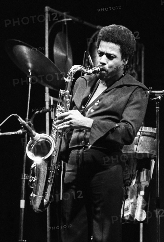 Wayne Shorter, London, 1976. Artist: Brian O'Connor.