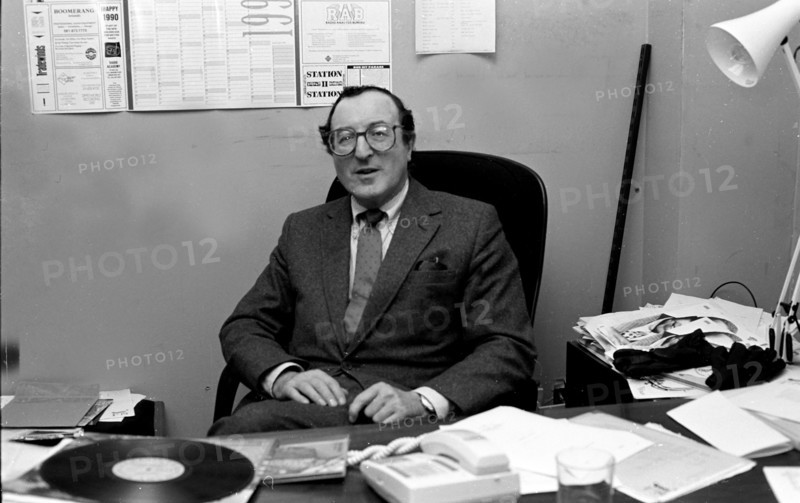 Dave Lee, Jazz FM, Marble Arch, London, Feb 1990. Artist: Brian O'Connor.