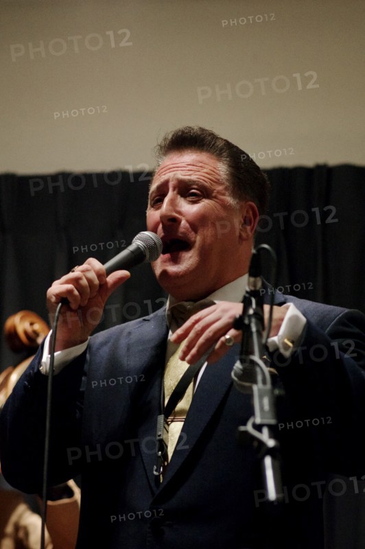 Ray Gelato, Watermill Jazz Club, Dorking, Surrey, Jan 2016. Artist: Brian O'Connor.