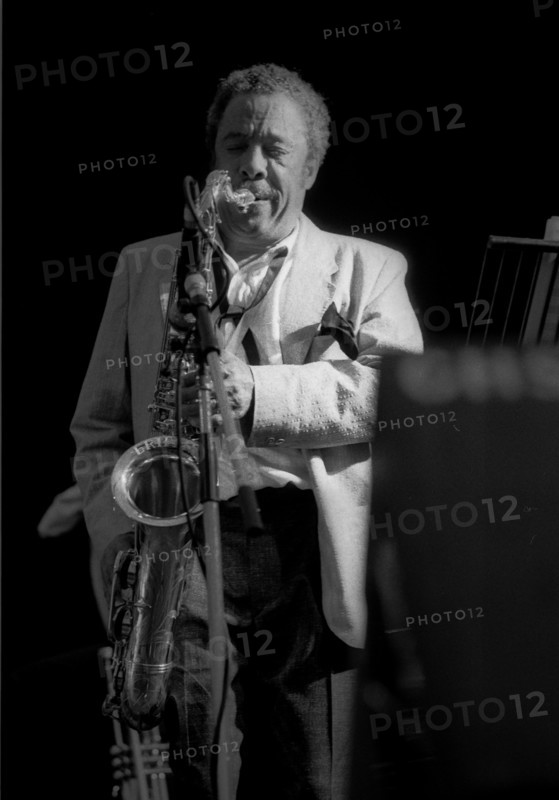 Johnny Griffin, Pendley Jazz Fest., UK, July 1985.   Artist: Brian O'Connor.