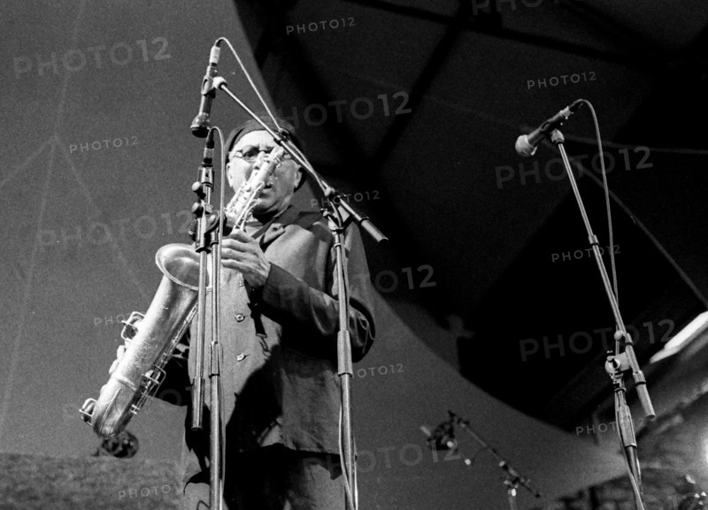 Charles Lloyd, Brecon Jazz Festival, Powys, Wales, August 2000. Artist: Brian O'Connor.