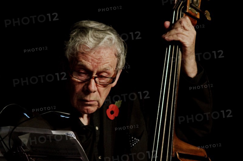 Herbie Flowers, Hawth, Crawley, West Sussex, Nov 2015. Artist: Brian O'Connor.