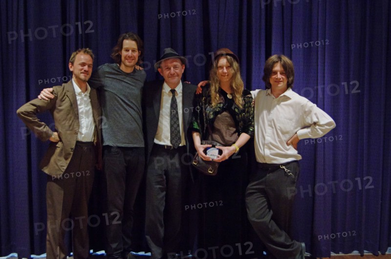 Louisa Jones, D O'Brien, T Gould JM Fagon and E Bleach, Watermill Jazz Club, Dorking, Surrey, 2015. Artist: Brian O'Connor.