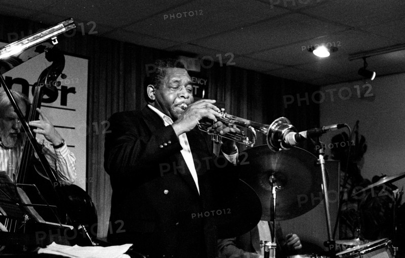 Benny Bailey and Peter Ind, Tenor Clef, Hoxton Square, London, November 1991. Artist: Brian O'Connor.