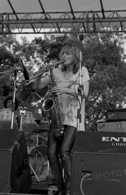 Barbara Thompson, Knebworth Jazz Festival, Hertfordshire, July, 1981. Artist: Brian O'Connor.