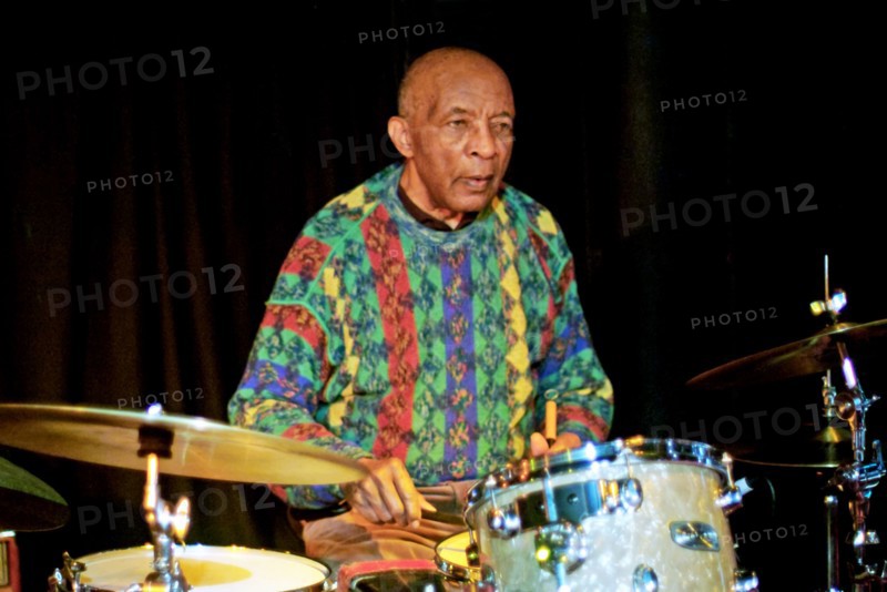Ed Thigpen, Pizza Express, London, February 20, 2007. Artist: Brian O'Connor.