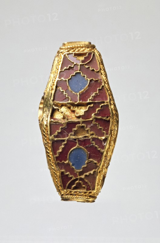 Bead, Anglo-Saxon Period (400 - 1066). Artist: Unknown.