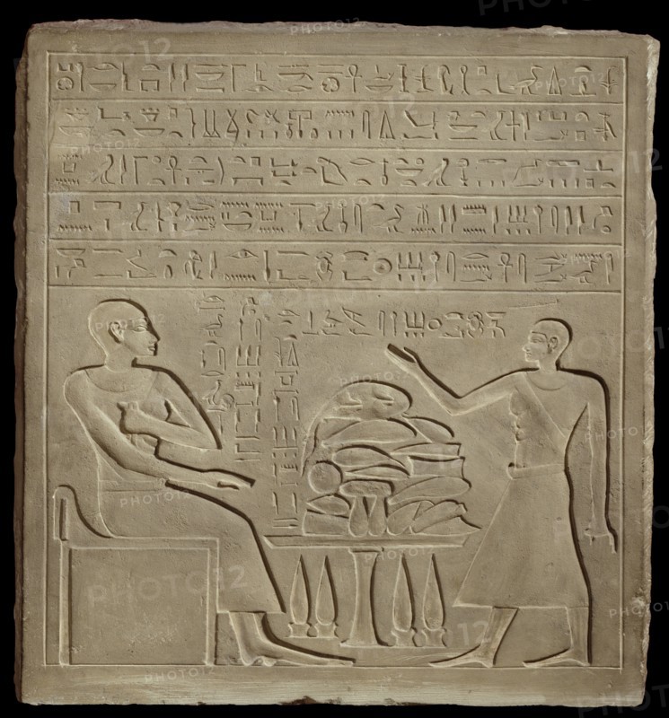 Stela of Imeny, New Kingdom (c1540 BC-c1070 BC). Artist: Unknown.
