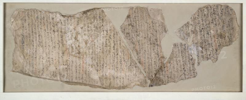 Ostracon, inscribed in hieratic, XIXth Dynasty (c1292 BC - c1190 BC). Artist: Unknown.