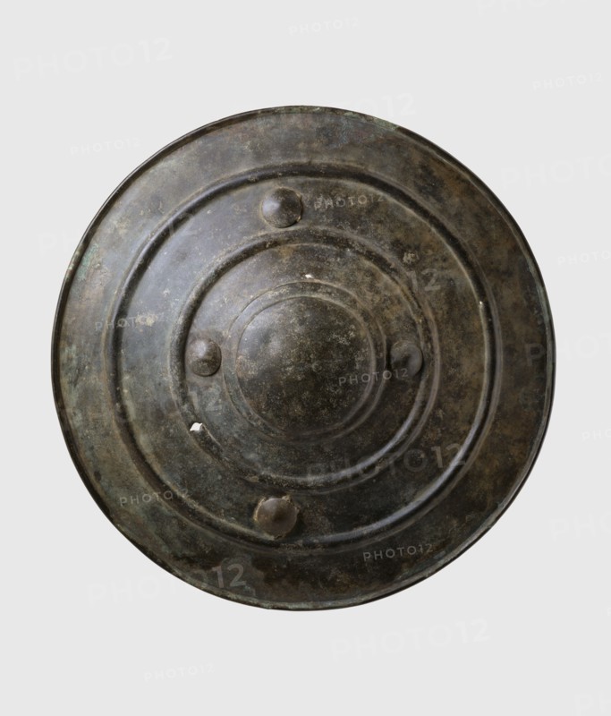 Bronze shield (Wittenham Shield), Late Bronze Age (Britain) (c1150-800 cal.BC). Artist: Unknown.