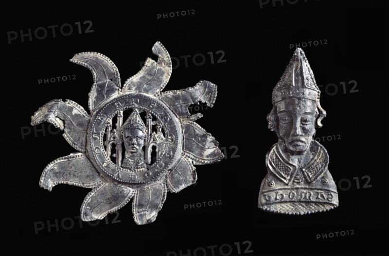 Pilgrim badge, Medieval period (Britain) (1066-1500). Artist: Unknown.