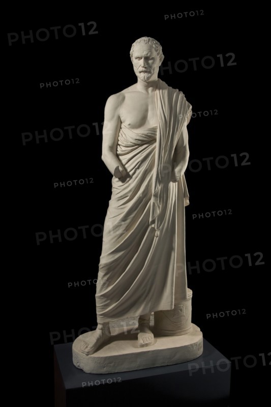 Portrait statue of Demosthenes, 1st-2nd century AD. Artist: Unknown.