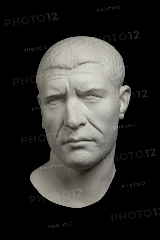 Head of Philip the Arab, from near Rome, 244-249. Artist: Unknown.