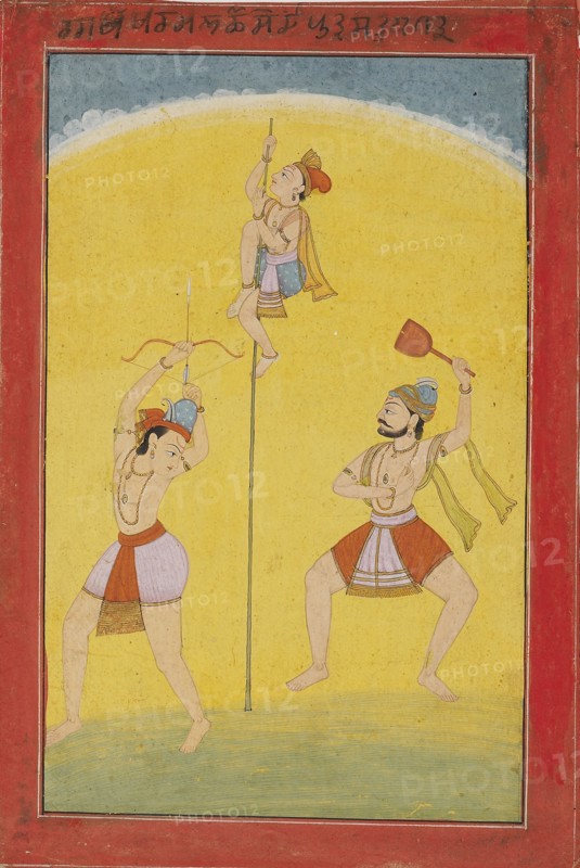 The musical mode Ragaputra Khokhara, 19th century. Artist: Unknown.